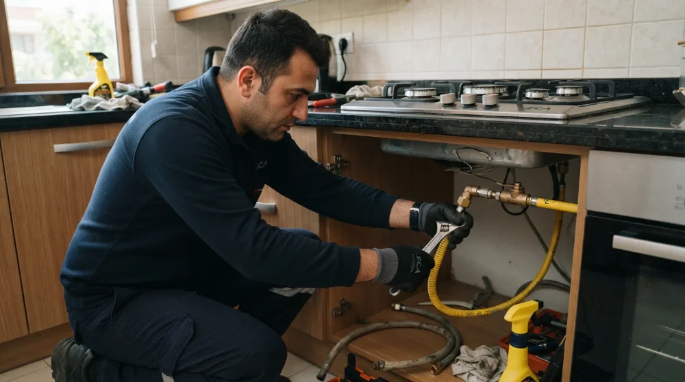 Doğalgaz Ocak Fleksi Değişimi: Gaz Sızıntısı Riskine Karşı Profesyonel Destek