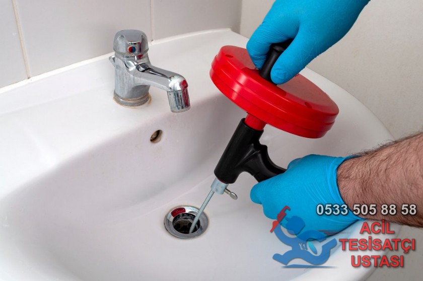 Lavabo tıkanıklığı açma