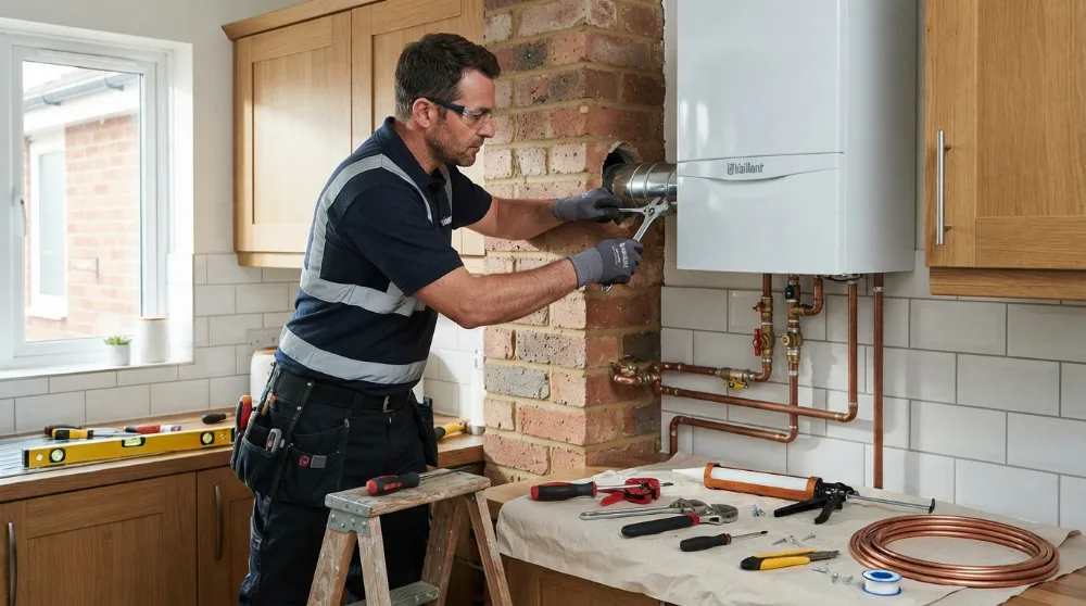 Adım 4: Vaillant Kombi Montajı Adım 4: Vaillant Kombi Montajı
