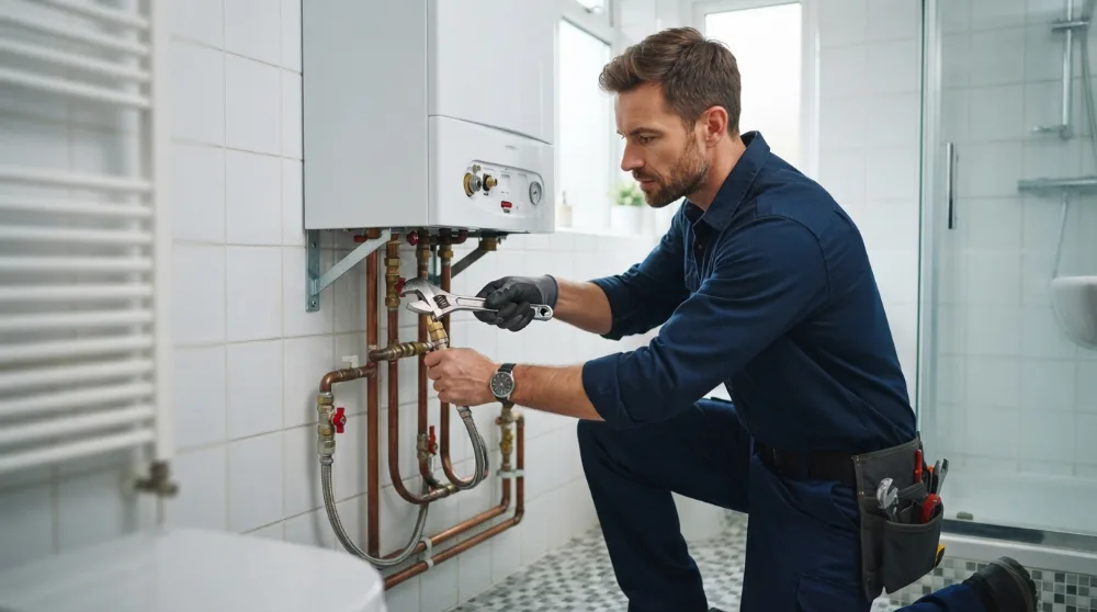 Adım 4: Vaillant Kombinin Duvara Asılması ve Bağlantılar Adım 4: Vaillant Kombinin Duvara Asılması ve Bağlantılar