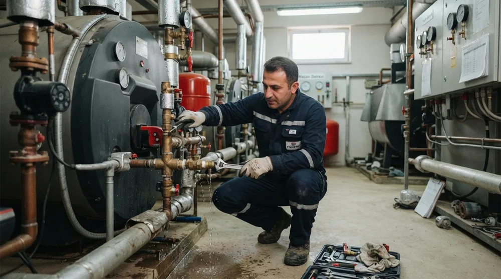 Büyük Kazan Dairesi Arızaları: Profesyonel Tesisatçı Müdahalesi