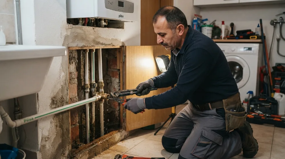 Gizli Su Sızıntısı ve Yüksek Fatura Sorunu: Uzman Tesisatçı Çağırma Süreci