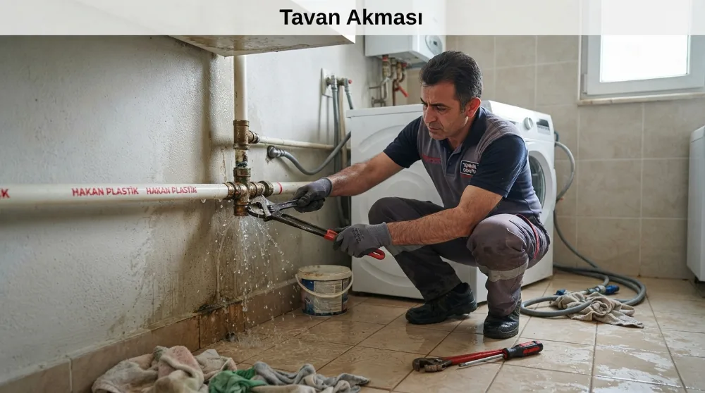 Tavan Akması ve Su Sızıntısı: Profesyonel Kaçak Onarımı Rehberi