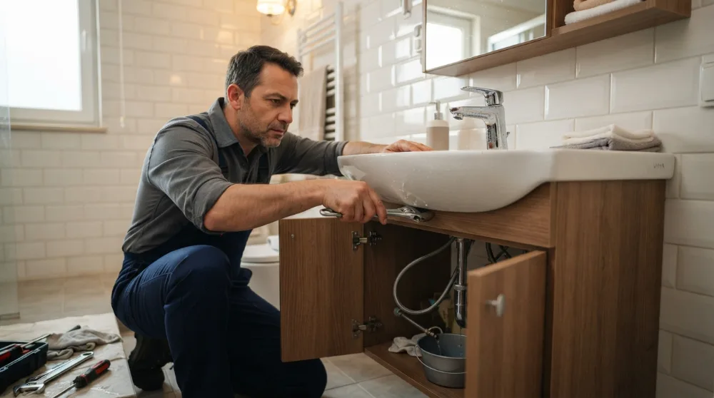 VitrA Lavabo Batarya Sızdırıyor: Acil Banyo Tesisatçısı